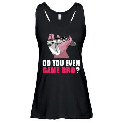 Do You Even Game Bro? Funny Gamer Ladies Essential Flowy Tank