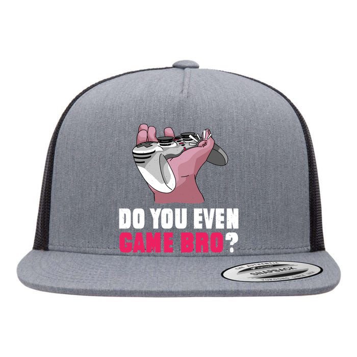 Do You Even Game Bro? Funny Gamer Flat Bill Trucker Hat