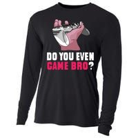 Do You Even Game Bro? Funny Gamer Cooling Performance Long Sleeve Crew