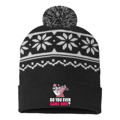 Do You Even Game Bro? Funny Gamer USA-Made Snowflake Beanie