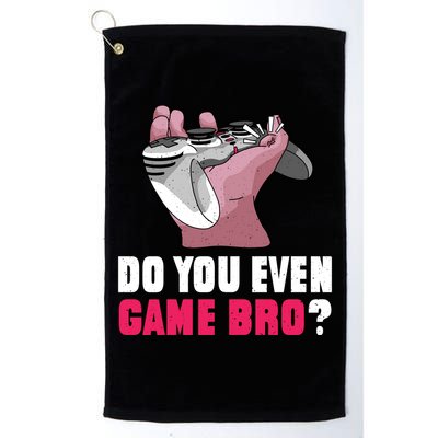 Do You Even Game Bro? Funny Gamer Golf Towel