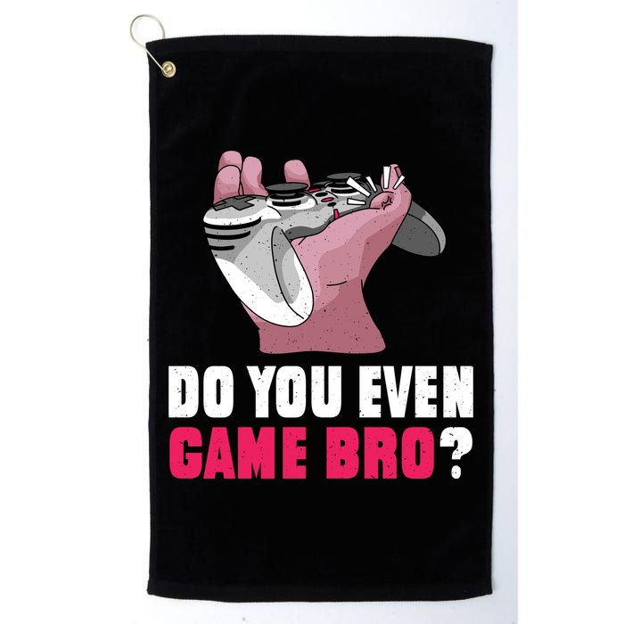 Do You Even Game Bro? Funny Gamer Golf Towel