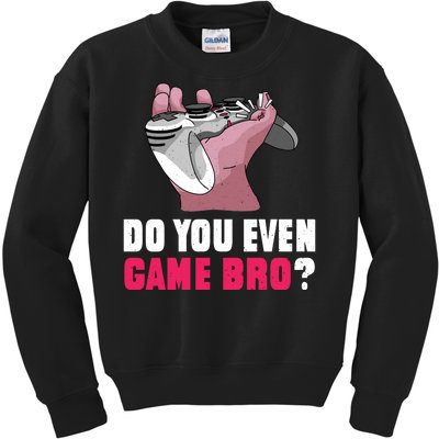 Do You Even Game Bro? Funny Gamer Kids Sweatshirt