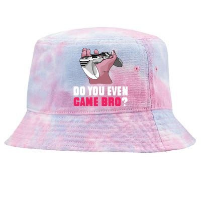 Do You Even Game Bro? Funny Gamer Tie-Dyed Bucket Hat