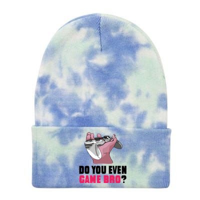 Do You Even Game Bro? Funny Gamer Tie Dye 12in Knit Beanie