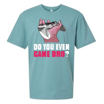 Do You Even Game Bro? Funny Gamer Sueded Cloud Jersey T-Shirt