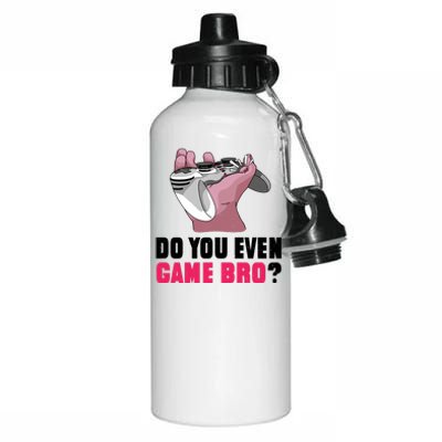 Do You Even Game Bro? Funny Gamer Aluminum Water Bottle