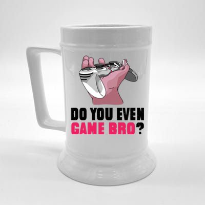 Do You Even Game Bro? Funny Gamer Beer Stein