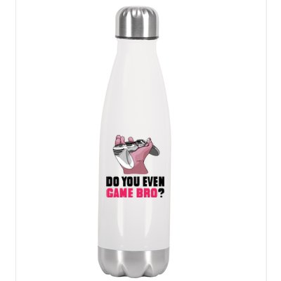 Do You Even Game Bro? Funny Gamer Stainless Steel Insulated Water Bottle