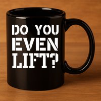Do You Even Lift? 11oz C Handle Ceramic Mug