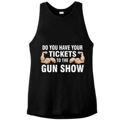 Do You Have Tickets To The Gun Show Ladies PosiCharge Tri-Blend Wicking Tank
