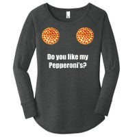 Do You Like My Pepperoni's Women's Perfect Tri Tunic Long Sleeve Shirt