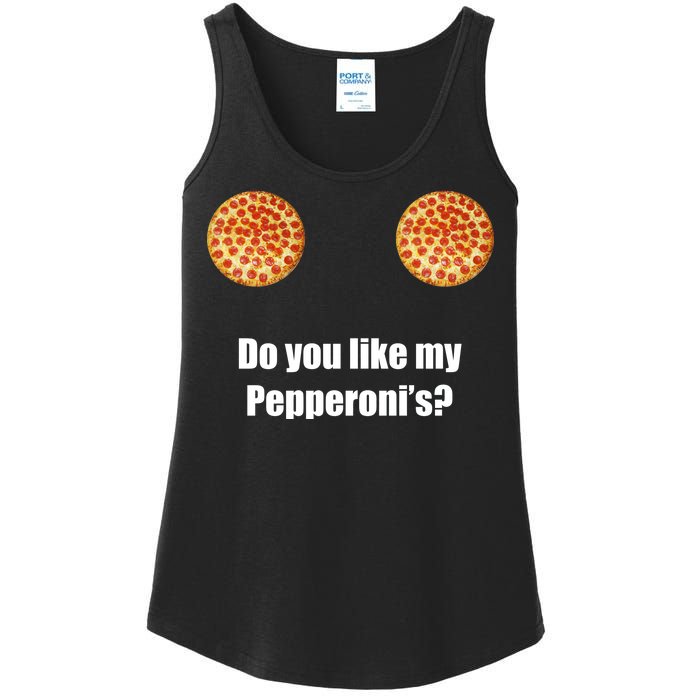 Do You Like My Pepperoni's Ladies Essential Tank