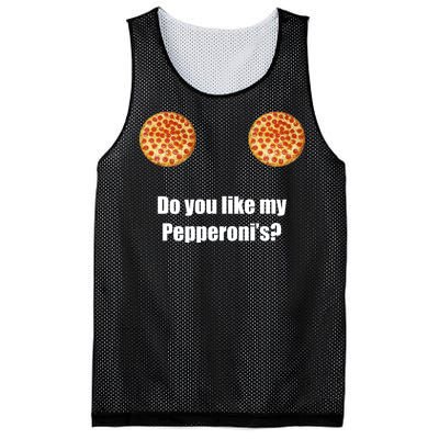 Do You Like My Pepperoni's Mesh Reversible Basketball Jersey Tank