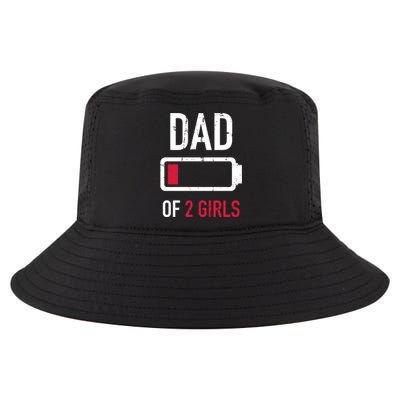 Dad Of 2 Two Low Battery Gift For FatherS Day Gift Cool Comfort Performance Bucket Hat