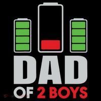 Dad Of 2 Low Battery Son Dad Fathers Day Birthday Wool Snapback Cap