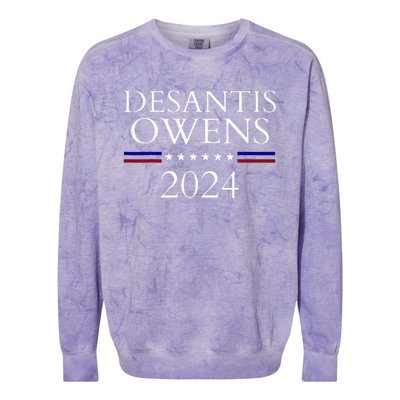 DeSantis Owens 2024 Colorblast Crewneck Sweatshirt