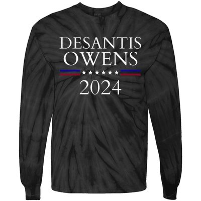 DeSantis Owens 2024 Tie-Dye Long Sleeve Shirt