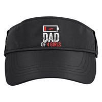 Dad Of 4 Gift From Daughter Fathers Day Adult Drive Performance Visor
