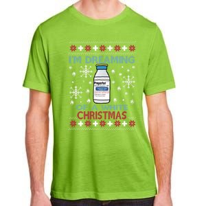 Dreaming Of A White Christmas Propofol Ugly Xmas Gift Adult ChromaSoft Performance T-Shirt