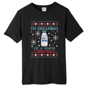 Dreaming Of A White Christmas Propofol Ugly Xmas Gift Tall Fusion ChromaSoft Performance T-Shirt