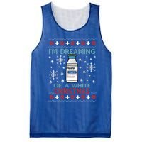 Dreaming Of A White Christmas Propofol Ugly Xmas Gift Mesh Reversible Basketball Jersey Tank