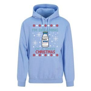 Dreaming Of A White Christmas Propofol Ugly Xmas Gift Unisex Surf Hoodie