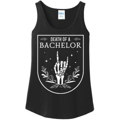 Death Of A Bachelor Best Man Groom Gothic Bachelor Party Ladies Essential Tank