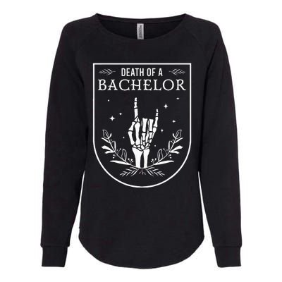 Death Of A Bachelor Best Man Groom Gothic Bachelor Party Womens California Wash Sweatshirt