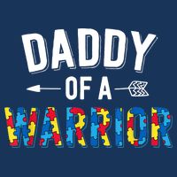 Daddy Of A Warrior Family Dad World Autism Awareness Day 7-Panel Snapback Hat