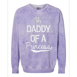 Daddy Of A Princess Fathers Day Colorblast Crewneck Sweatshirt