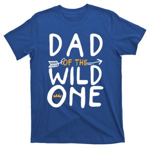 Dad Of A Wild One Funny 1st Birthday First Family Party Cool Gift T-Shirt