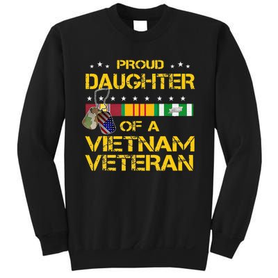 Daughter Of A Vietnam Veteran I'm Proud My Dad Sweatshirt