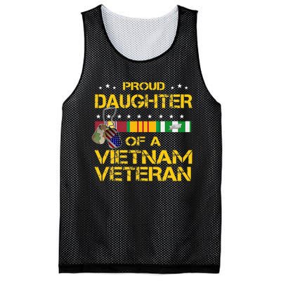 Daughter Of A Vietnam Veteran I'm Proud My Dad Mesh Reversible Basketball Jersey Tank