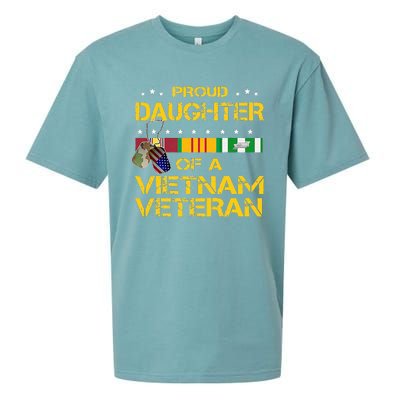 Daughter Of A Vietnam Veteran I'm Proud My Dad Sueded Cloud Jersey T-Shirt