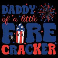 Daddy Of A Little Firecracker Family Matching 4th Of July 16oz Travel Tumbler