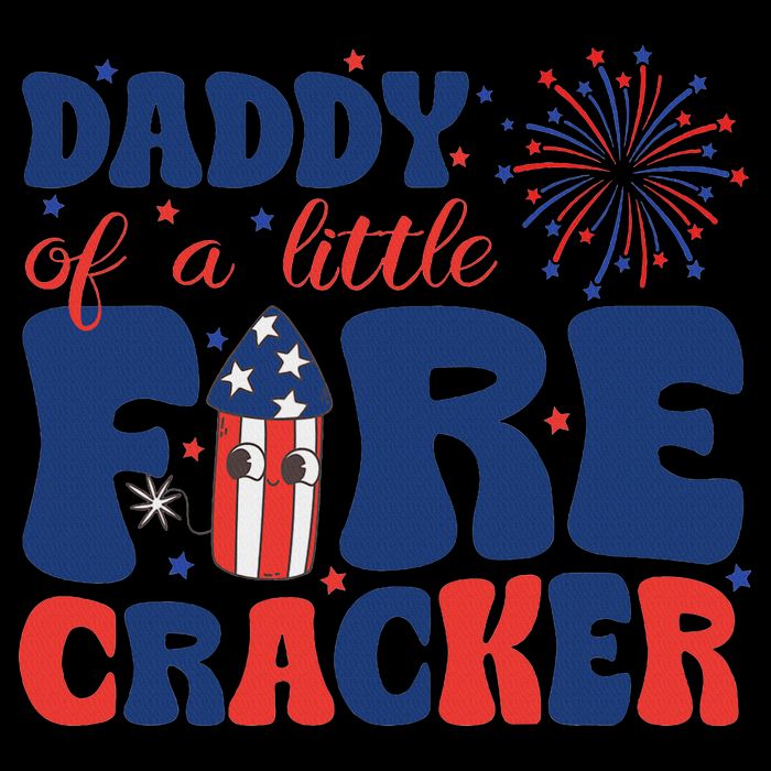Daddy Of A Little Firecracker Family Matching 4th Of July 16oz Travel Tumbler