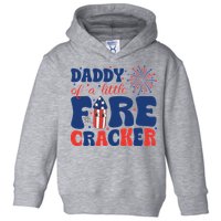 Daddy Of A Little Firecracker Family Matching 4th Of July Toddler Hoodie