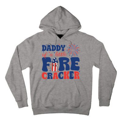 Daddy Of A Little Firecracker Family Matching 4th Of July Tall Hoodie