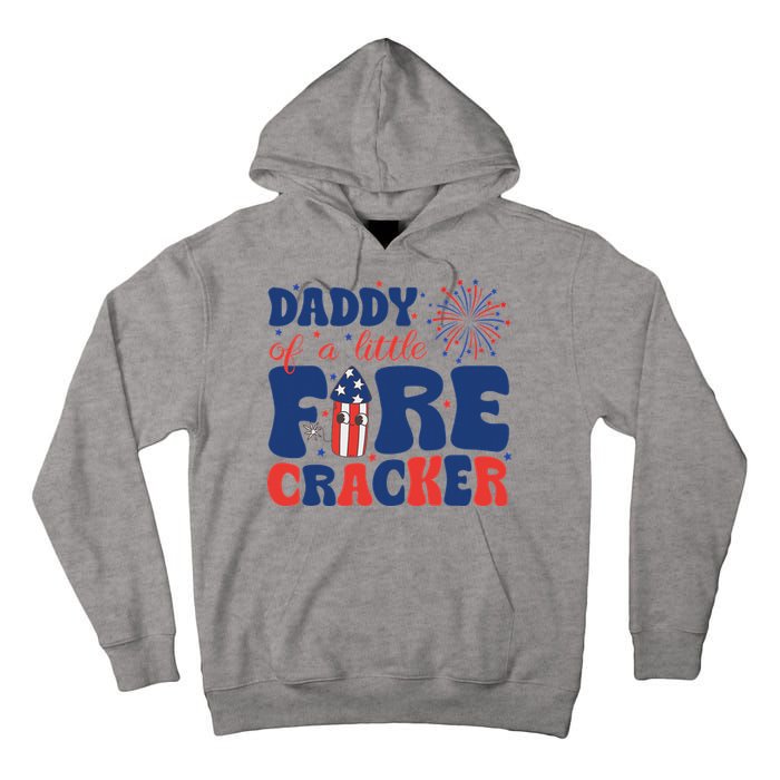 Daddy Of A Little Firecracker Family Matching 4th Of July Tall Hoodie