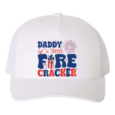Daddy Of A Little Firecracker Family Matching 4th Of July Yupoong Adult 5-Panel Trucker Hat