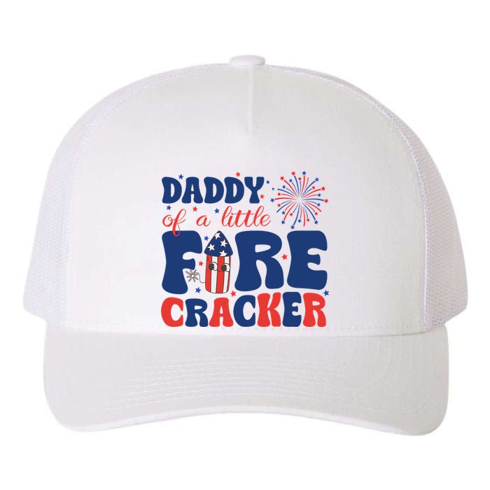 Daddy Of A Little Firecracker Family Matching 4th Of July Yupoong Adult 5-Panel Trucker Hat