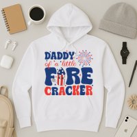 Daddy Of A Little Firecracker Family Matching 4th Of July Hoodie