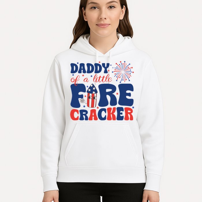 Daddy Of A Little Firecracker Family Matching 4th Of July Hoodie