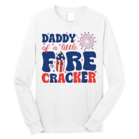 Daddy Of A Little Firecracker Family Matching 4th Of July Long Sleeve Shirt