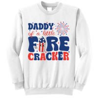 Daddy Of A Little Firecracker Family Matching 4th Of July Sweatshirt