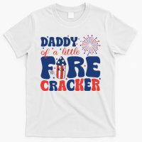 Daddy Of A Little Firecracker Family Matching 4th Of July T-Shirt