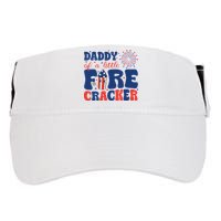 Daddy Of A Little Firecracker Family Matching 4th Of July Adult Drive Performance Visor