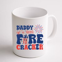 Daddy Of A Little Firecracker Family Matching 4th Of July Mug