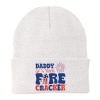 Daddy Of A Little Firecracker Family Matching 4th Of July Beanie